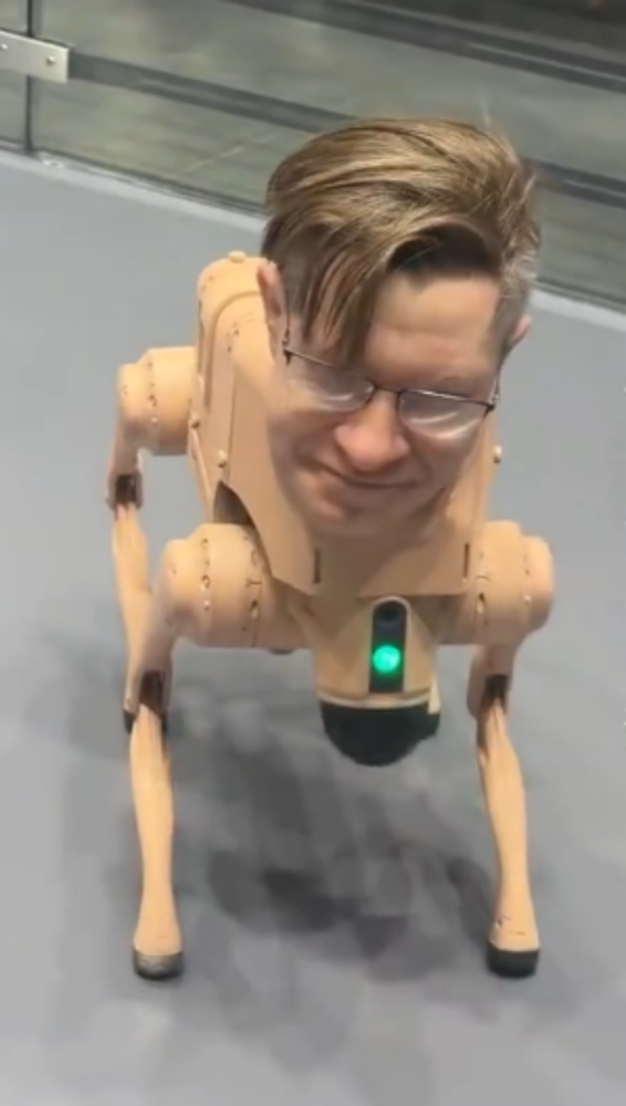 美艺术家Beeple展出人头机器狗 含马斯克、扎克伯格等 美艺术家Beeple展出人头机器狗 含马斯克、扎克伯格等